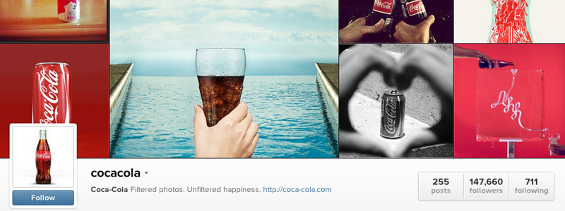 Sample of Instagram Profile