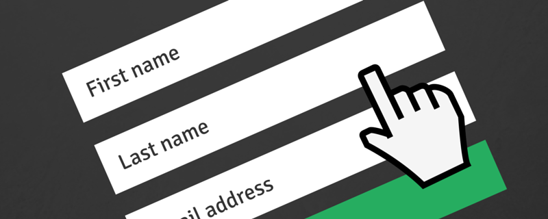 landing page form fields