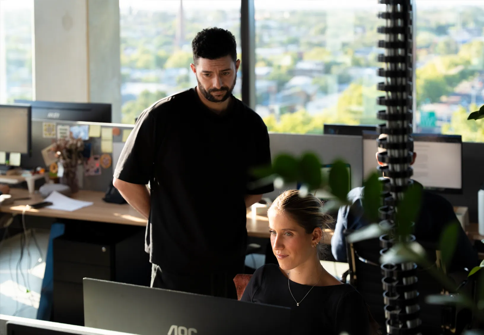 The Garden's client experience team at work