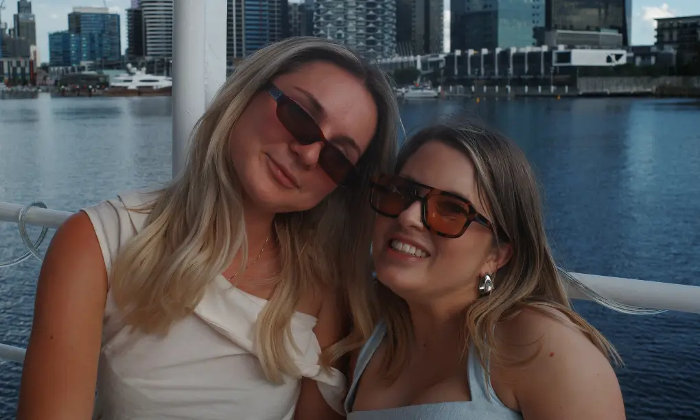 Two Gardeners on a boat on the Docklands, Melbourne