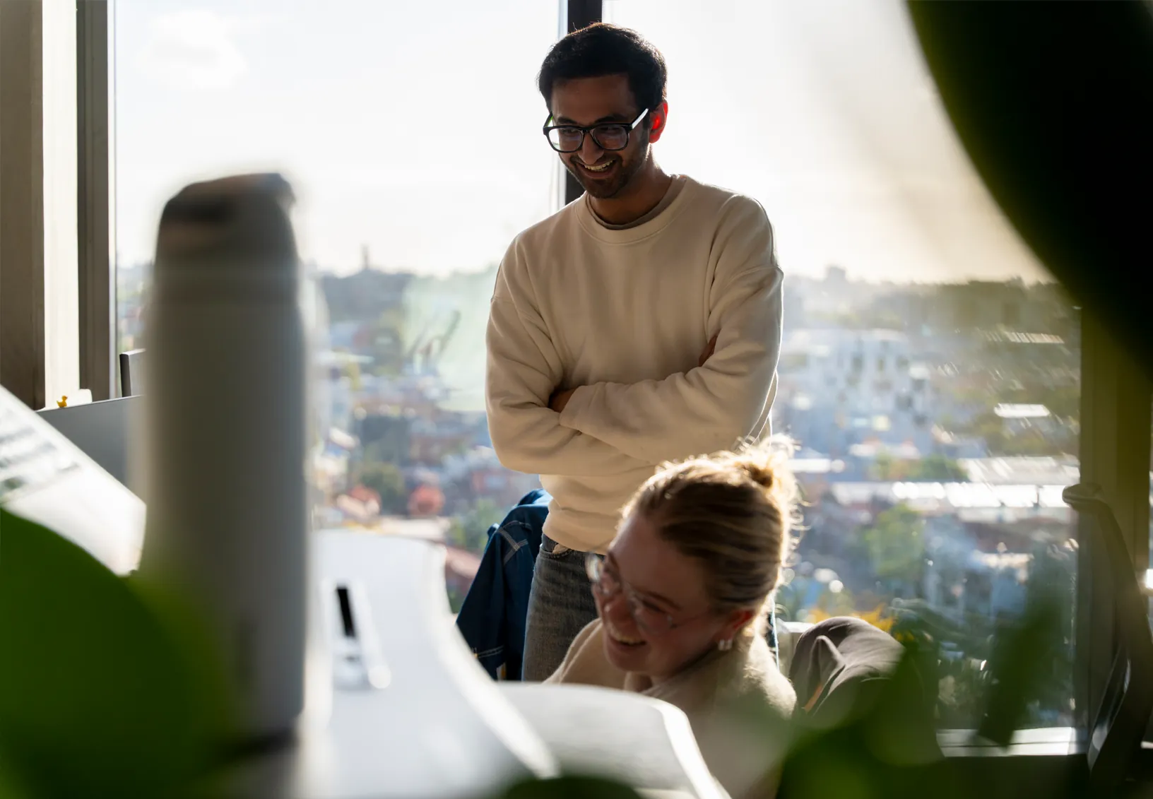 The Garden's media and performance team at work